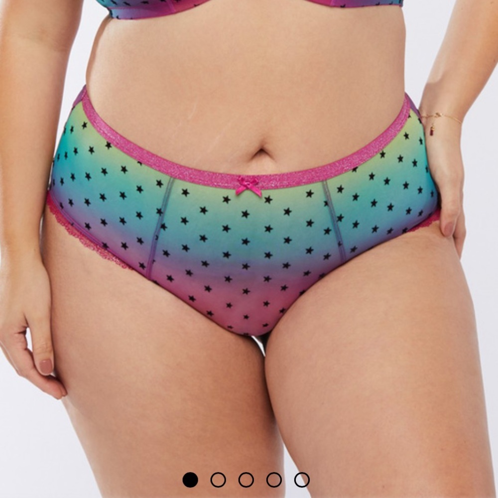 SAVAGE X FENTY METALLIC STARS HIGH WAIST BREIF